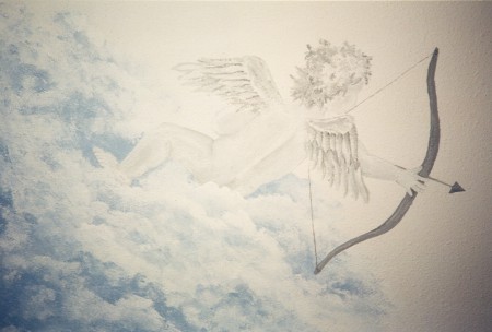 Cupido - plafond slaapkamer